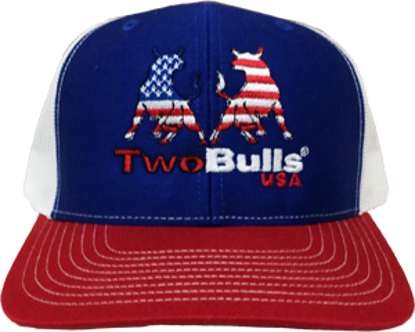 Picture of TwoBulls Mesh Cap - Red, White & Blue - USA