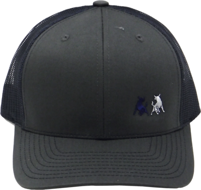 Picture of TwoBulls Mesh Cap - Charcoal & Navy